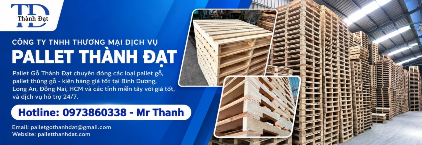 Công ty Pallet Thành Đạt đóng pallet theo yêu cầu